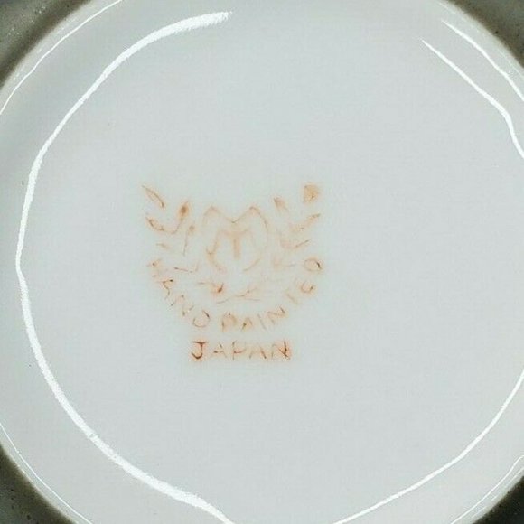 Vintage Japanese Dragonware Teacup & Saucer Set Moriage Demitasse Hand Painted - Picture 8 of 11